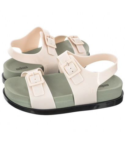 Melissa Wide Platform AD 33251/53929 Black/Green/Beige (ML226-b) sandalai - Batai