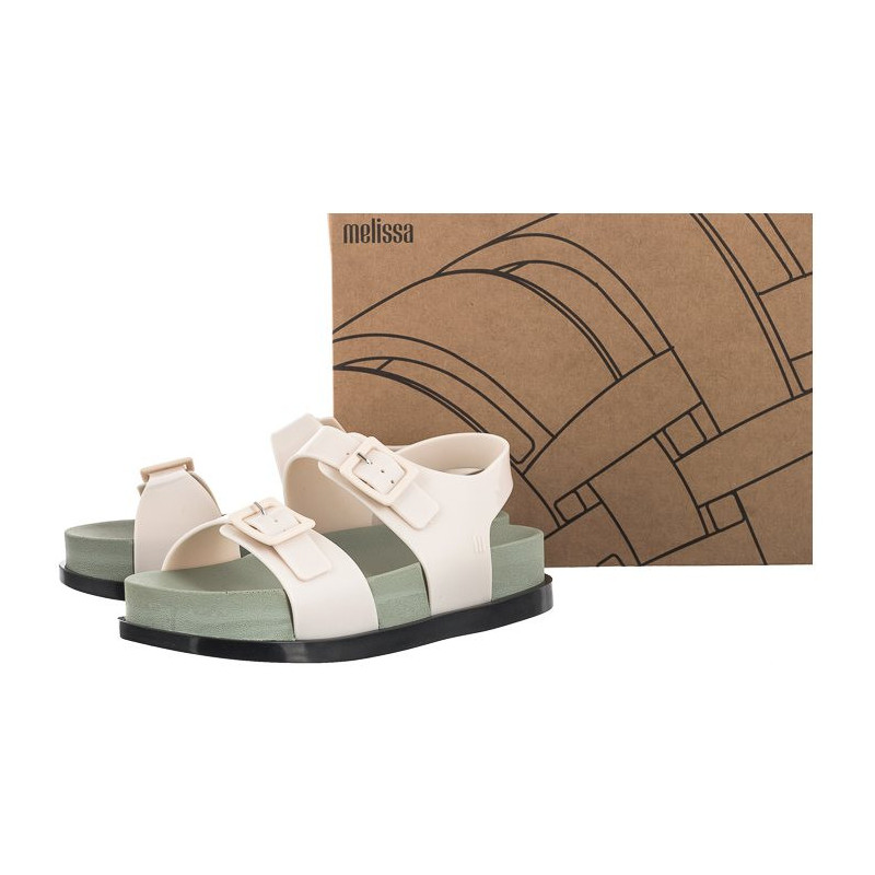Melissa Wide Platform AD 33251/53929 Black/Green/Beige (ML226-b) sandalai