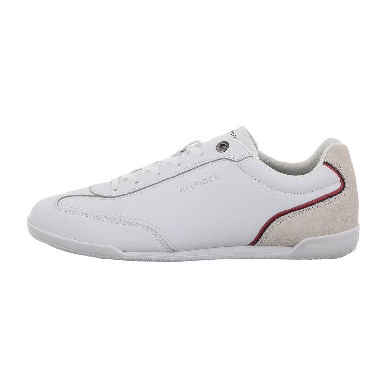 Tommy Hilfiger Modern Lo Pro Leather Cupsole White FM0MF04014 YBR (TH407-a) sportiniai bateliai