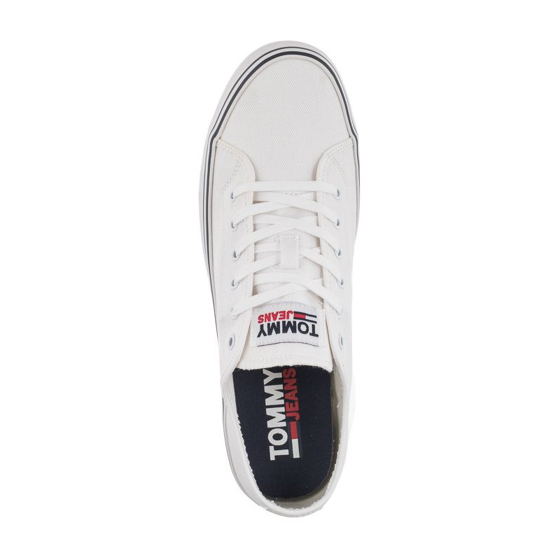 Tommy Hilfiger Jeans Essential Low Cut White EM0EM00962 YBR (TH401-d) bateliai