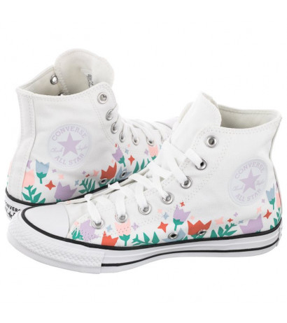 Converse CT All Star Hi White/Multi/Black 572706C (CO512-a) bateliai