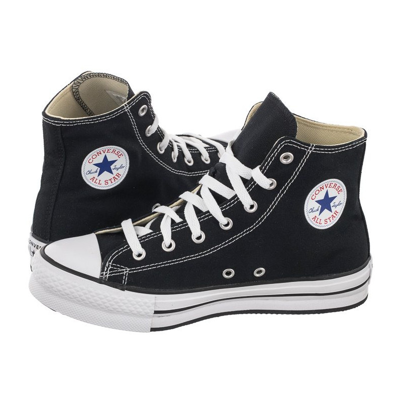 Converse CT All Star Eva Lift Hi Black/White/Black 272855C (CO521-b) bateliai