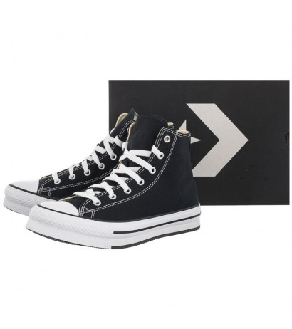 Converse CT All Star Eva Lift Hi Black/White/Black 272855C (CO521-b) bateliai