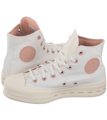 Converse CT All Star Lift Hi White/Egret/Pink Clay 572709C (CO531-a) bateliai