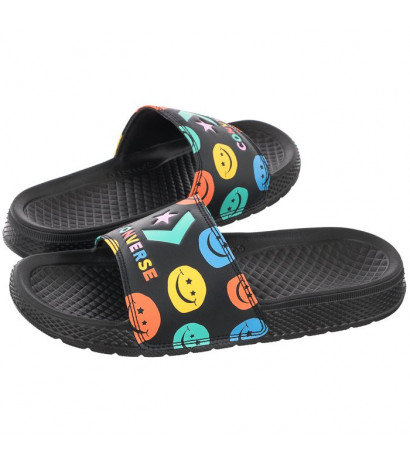 Converse All Star Slide Slip Black/Bold Mandarin 172802C (CO523-a) šlepetės - Batai