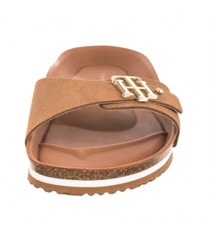tommy hilfiger cognac sandals