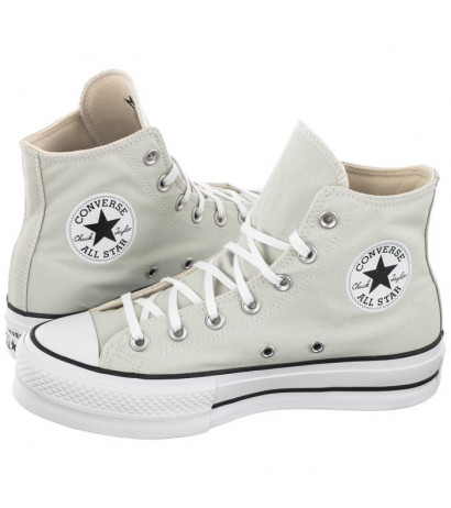 Converse CT All Star Lift Hi Light Silver/Black/White 572720C (CO468-c) bateliai