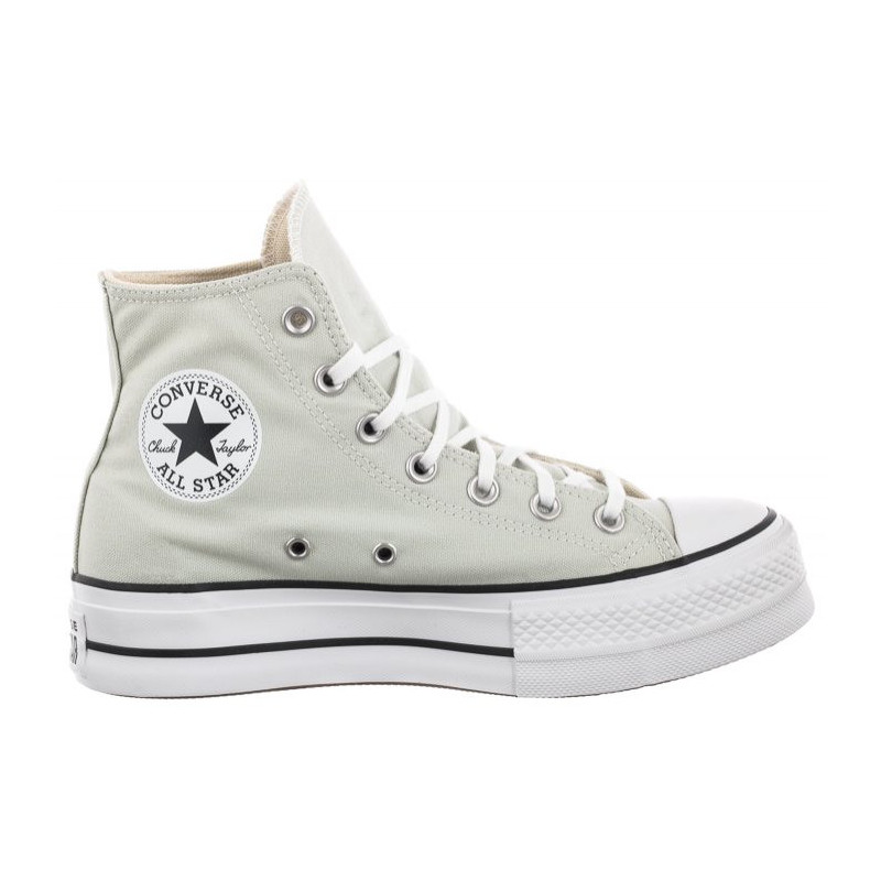 Converse CT All Star Lift Hi Light Silver/Black/White 572720C (CO468-c) bateliai