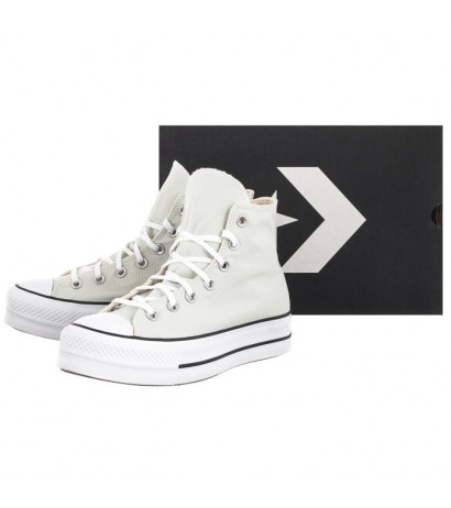 Converse CT All Star Lift Hi Light Silver/Black/White 572720C (CO468-c) bateliai