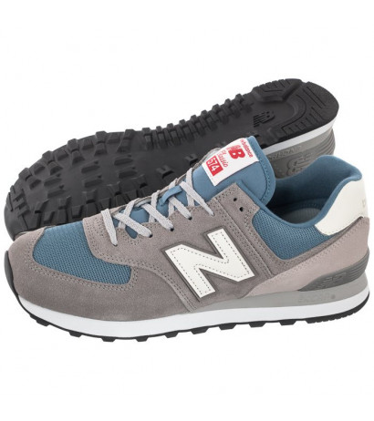 New Balance ML574OW2 Szare/Niebieskie (NB489-c) sportiniai bateliai