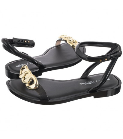 Melissa Dare + Camila Coutinho 33569/AA243 Black/Gold (ML238-b) sandalai - Batai