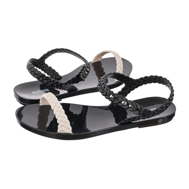 Melissa Wrap Sandal AD 33665/AB430 Black/Beige (ML233-b) sandalai