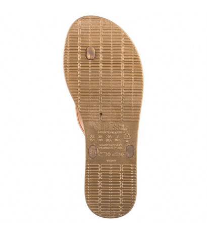 Melissa Sun Venice Metallic AD 33641/54176 Gold (ML237-a) šlepetės
