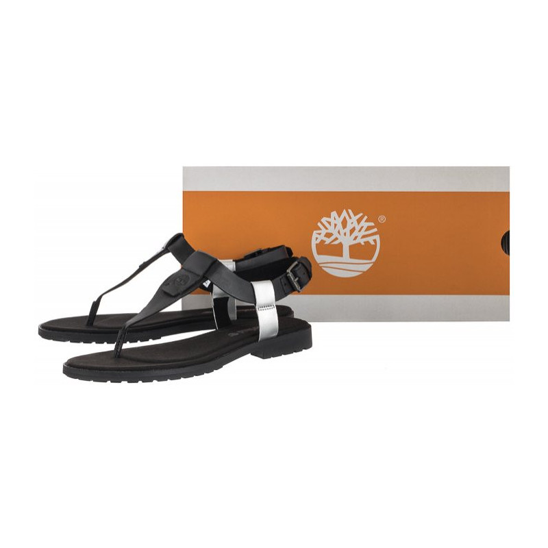 Timberland Chicago Riverside Thong Black Full Grain 0A23U4 015 (TI94-a) sandalai