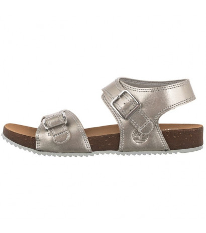 Timberland Castle Island Backstrap Silver Metallic 0A4341 040 (TI97-a) sandalai