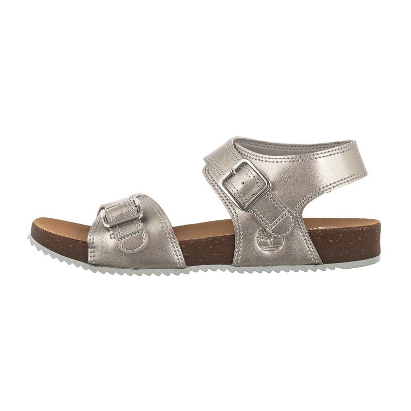 Timberland Castle Island Backstrap Silver Metallic 0A4341 040 (TI97-a) sandalai