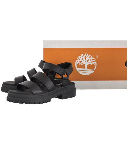 Timberland London Vibe Ankle Strap Sandal Black Full Grain 0A29MV 001 (TI102-a) sandalai