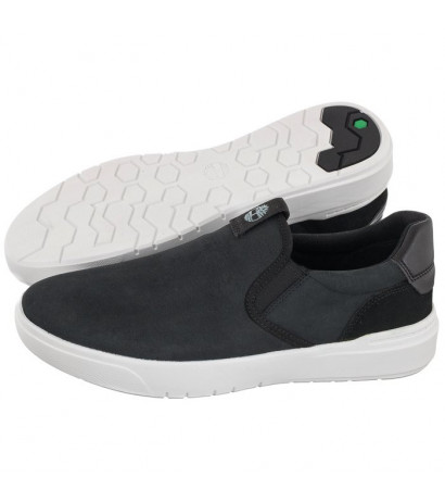 Timberland Seneca Bay Slip-On Black Nubuck 0A293A 015 (TI96-a) batai