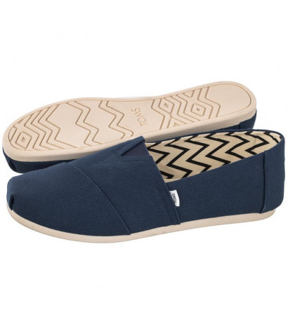 Toms Alpargata Navy Recycled Cotton Canvas 10017660 (TS19-c) sportiniai bateliai 