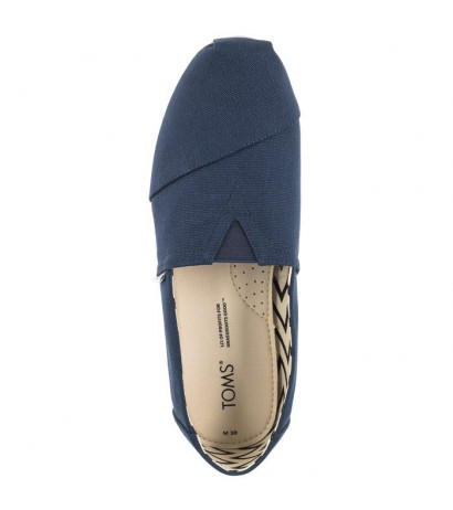 Toms Alpargata Navy Recycled Cotton Canvas 10017660 (TS19-c) bateliai