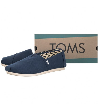 Toms Alpargata Navy Recycled Cotton Canvas 10017660 (TS19-c) bateliai