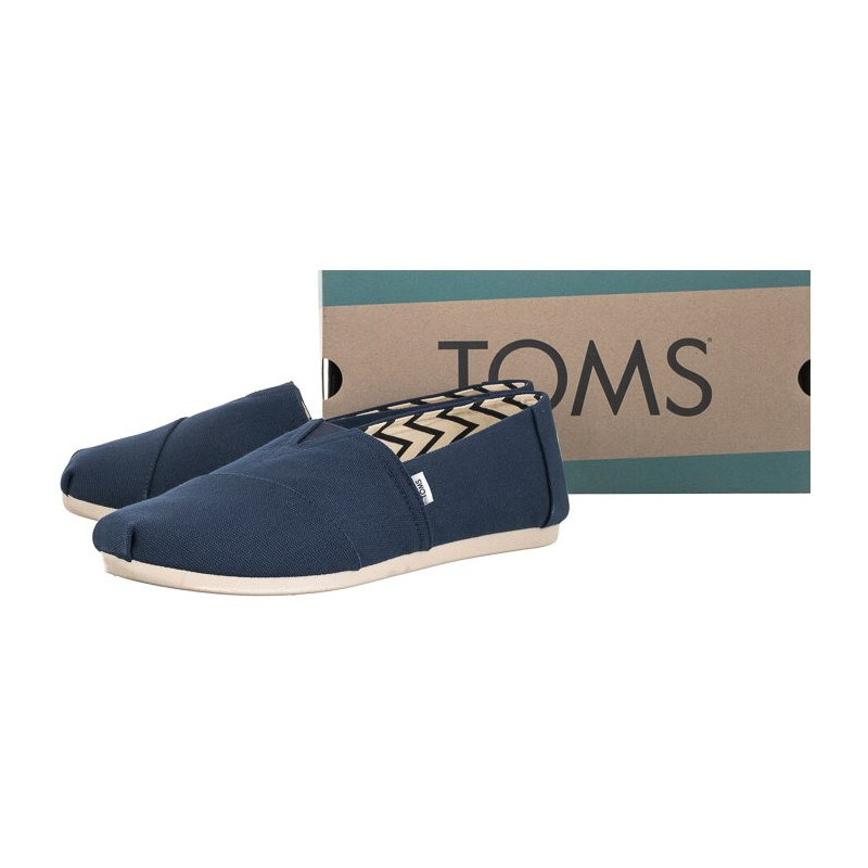 Toms Alpargata Navy Recycled Cotton Canvas 10017660 (TS19-c) bateliai