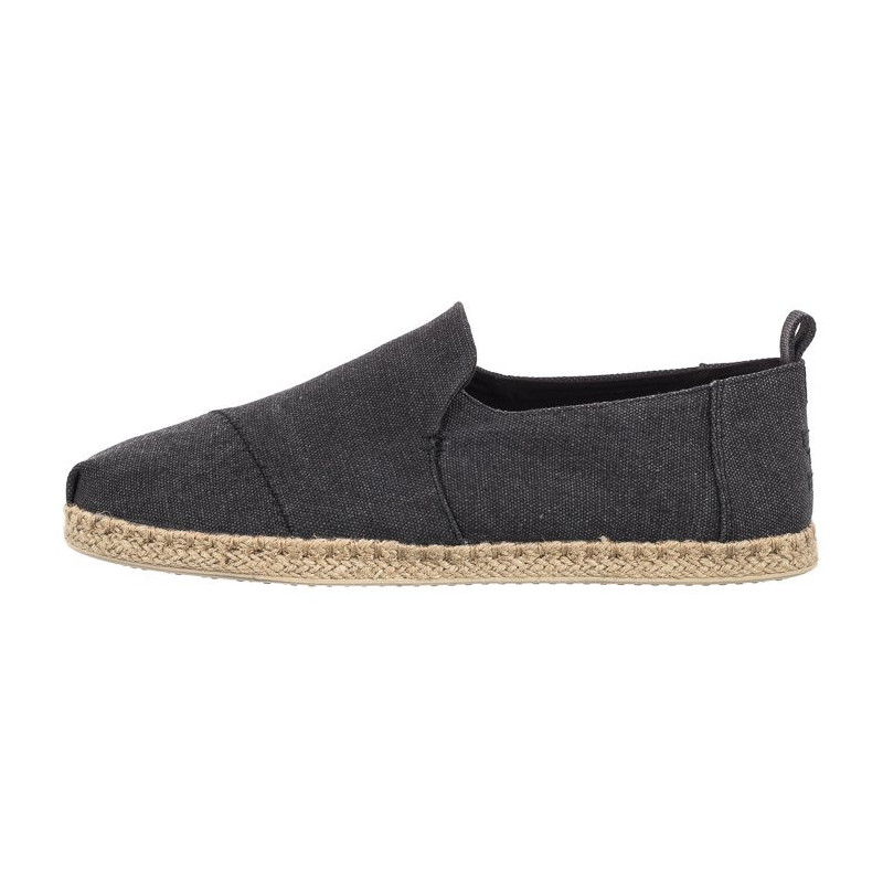 Toms Deconstructed Alpargata Rope Black Washed Canvas 10011621 (TS22-a) bateliai