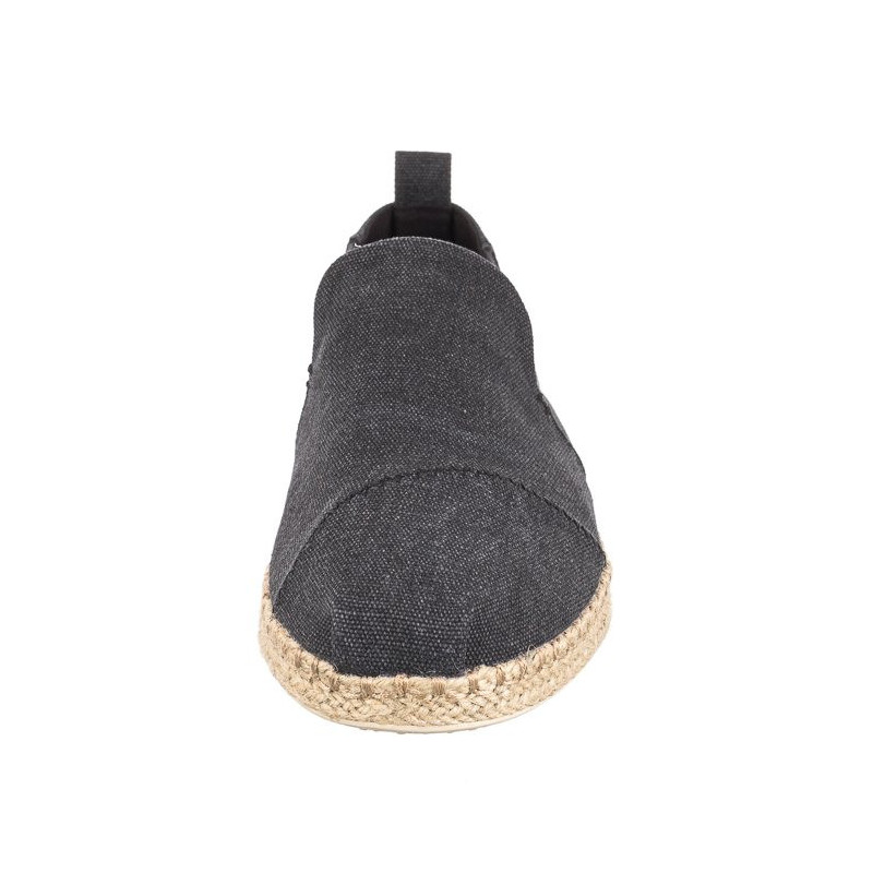 Toms Deconstructed Alpargata Rope Black Washed Canvas 10011621 (TS22-a) bateliai