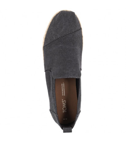 Toms Deconstructed Alpargata Rope Black Washed Canvas 10011621 (TS22-a) bateliai