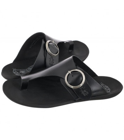 FLY London Mica Bridle Black P144758000 (FL347-b) šlepetės - Batai
