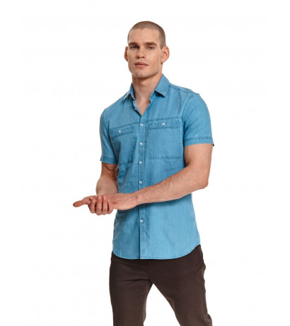 MEN'S SHIRT SHORT SLEEVE TOP SECRET marškiniai