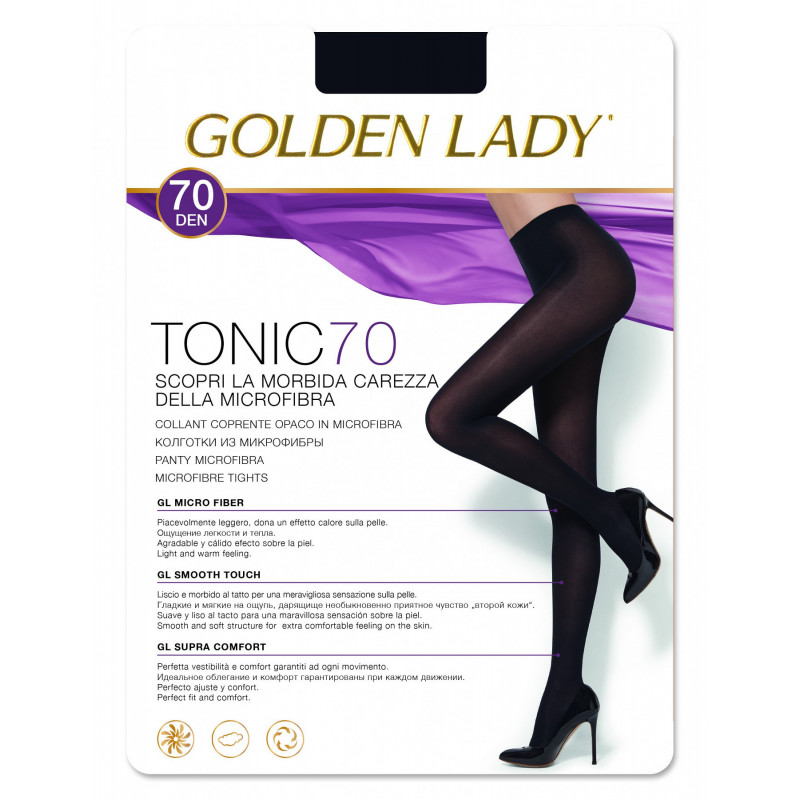 Golden Lady pėdkelnės su mikrofibra