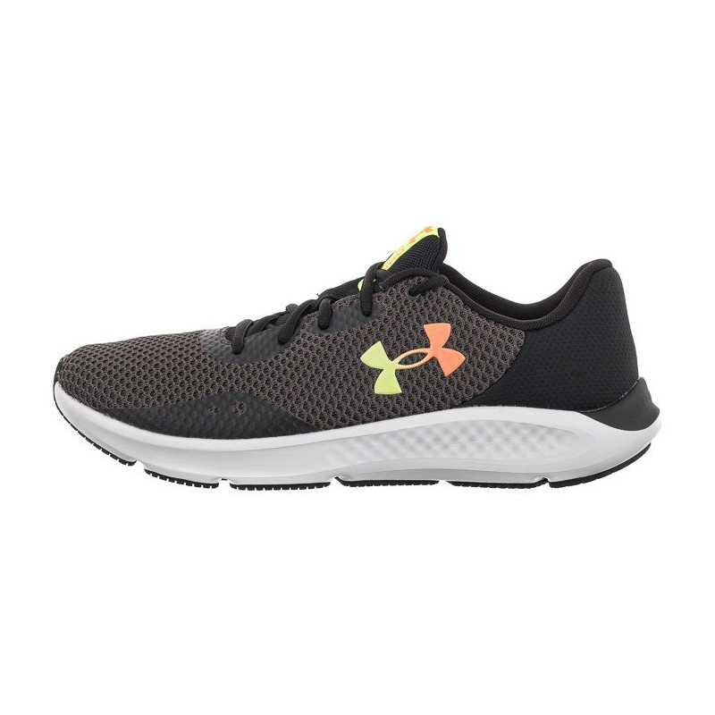 Under Armour Charged Pursuit 3 Gry/Blk 3024878-100 (UN12-a) bėgimo bateliai