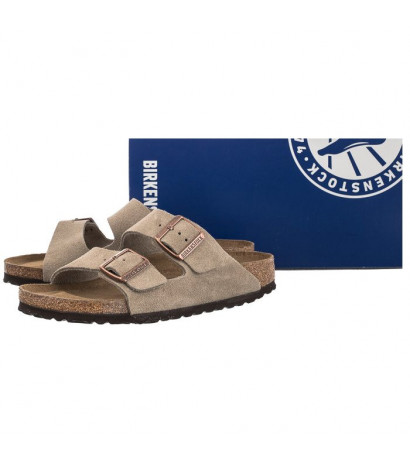 Birkenstock Arizona BS Soft Footbed Taupe 0951303 (BK180-a) Moteriški batai/šlepetės