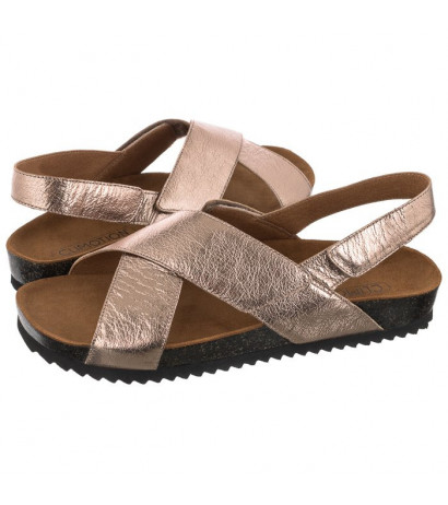 Caprice Złote 9-28440-28 341 Taupe Metallic (CP324-a) sandalai - Batai