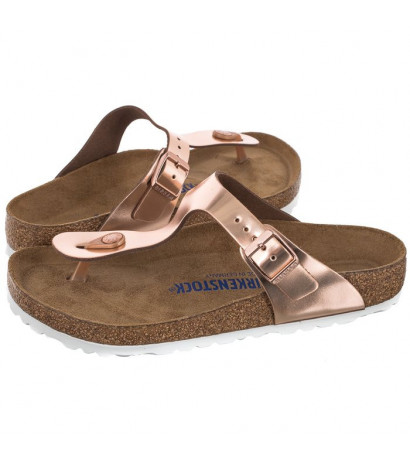 Birkenstock Gizeh BS Metallic Copper 1005048 (BK189-a) šlepetės