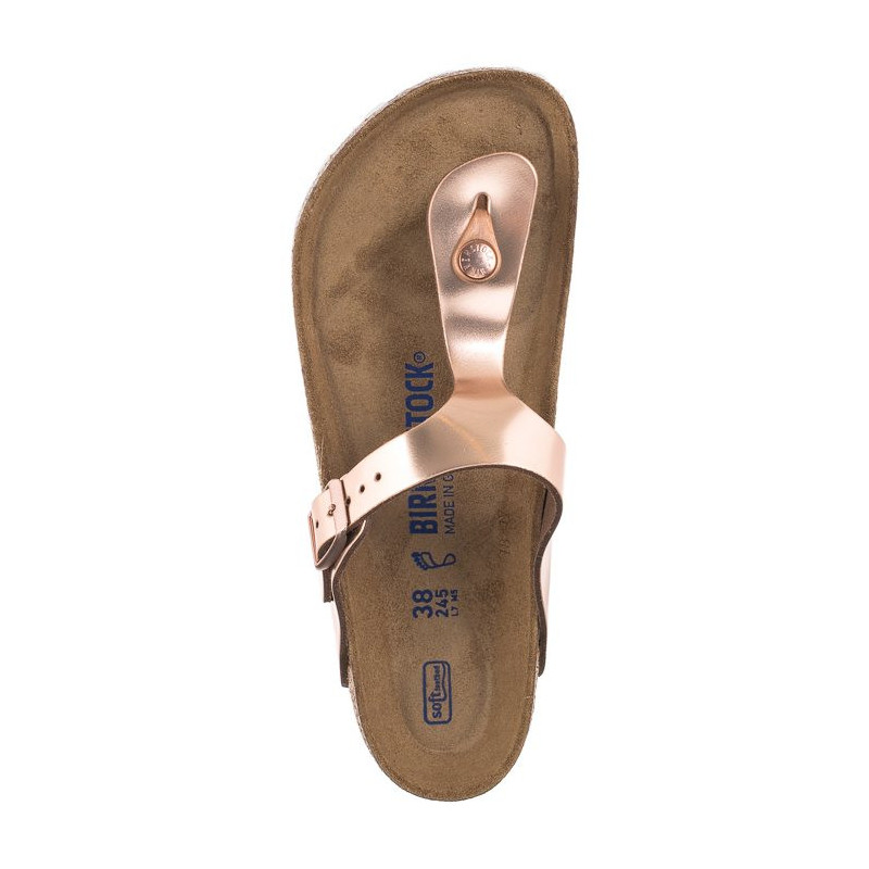Birkenstock Gizeh BS Soft Footbed Metallic Copper 1005048 (BK189-a) šlepetės