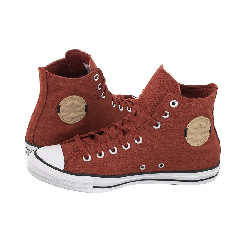Converse CT All Star Hi Dark Terracotta/White/Black 172673C (CO562-a) bateliai