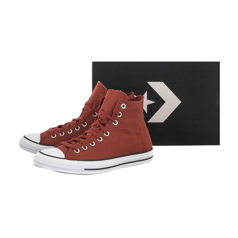 Converse CT All Star Hi Dark Terracotta/White/Black 172673C (CO562-a) bateliai