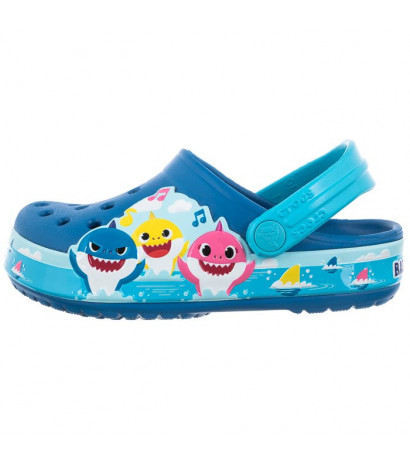 Crocs Fl Baby Shark Band Clog T Bright Cobalt 207066-4JL (CR243-a) šlepetės