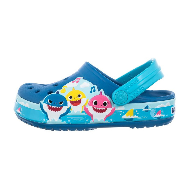 Crocs Fl Baby Shark Band Clog T Bright Cobalt 207066-4JL (CR243-a) šlepetės