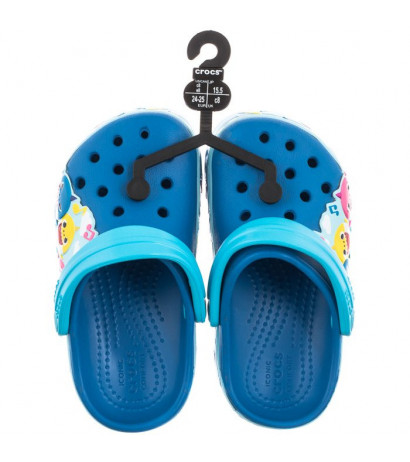 Crocs Fl Baby Shark Band Clog T Bright Cobalt 207066-4JL (CR243-a) šlepetės
