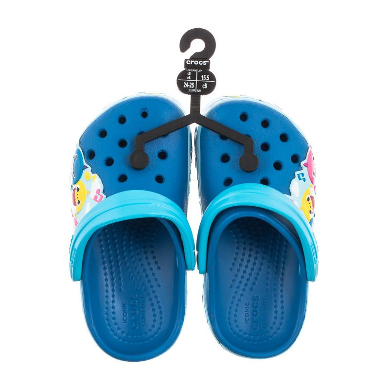 Crocs Fl Baby Shark Band Clog T Bright Cobalt 207066-4JL (CR243-a) šlepetės