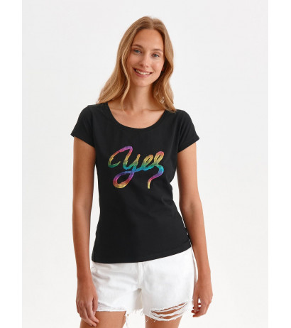 LADYS T-SHIRT SHORT SLEEVE TOP SECRET marškinėliai - Drabuziai internetu