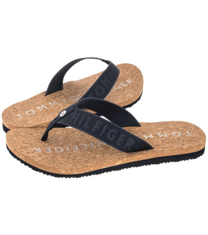 Tommy Hilfiger Webbing Flat Beach Sandal Desert Sky FW0FW06527 DW5 (TH486-a) šlepetės