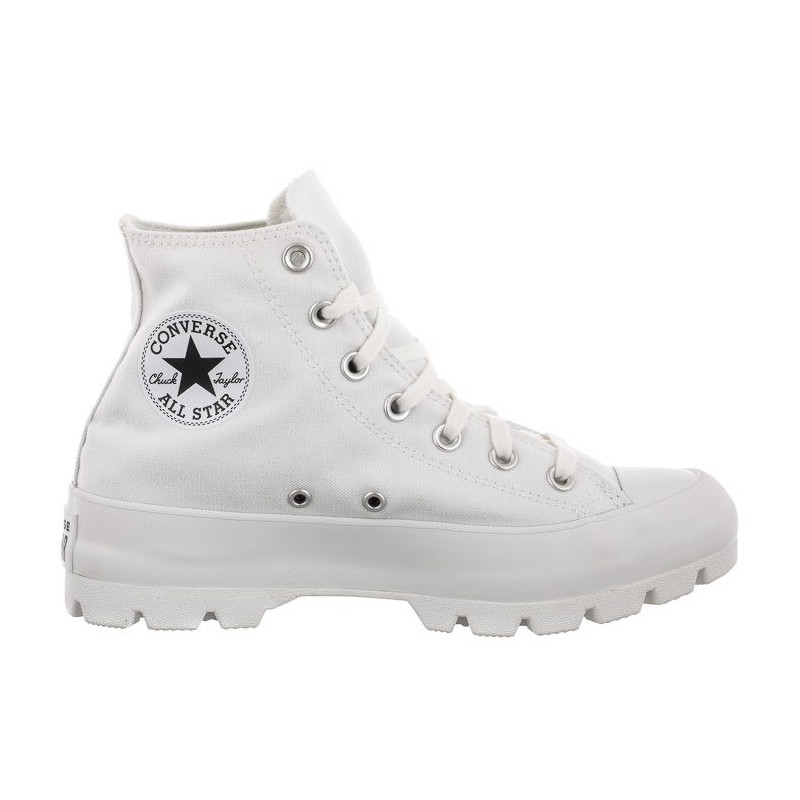 Converse CT All Star Lugged Hi White/Black/White 565902C (CO571-a) bateliai