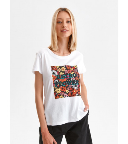 LADYS T-SHIRT SHORT SLEEVE TOP SECRET marškinėliai - Drabuziai internetu