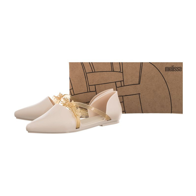 Melissa Pointy Stripe Fly AD 33638/AB974 Beige (ML259-b) sandalai