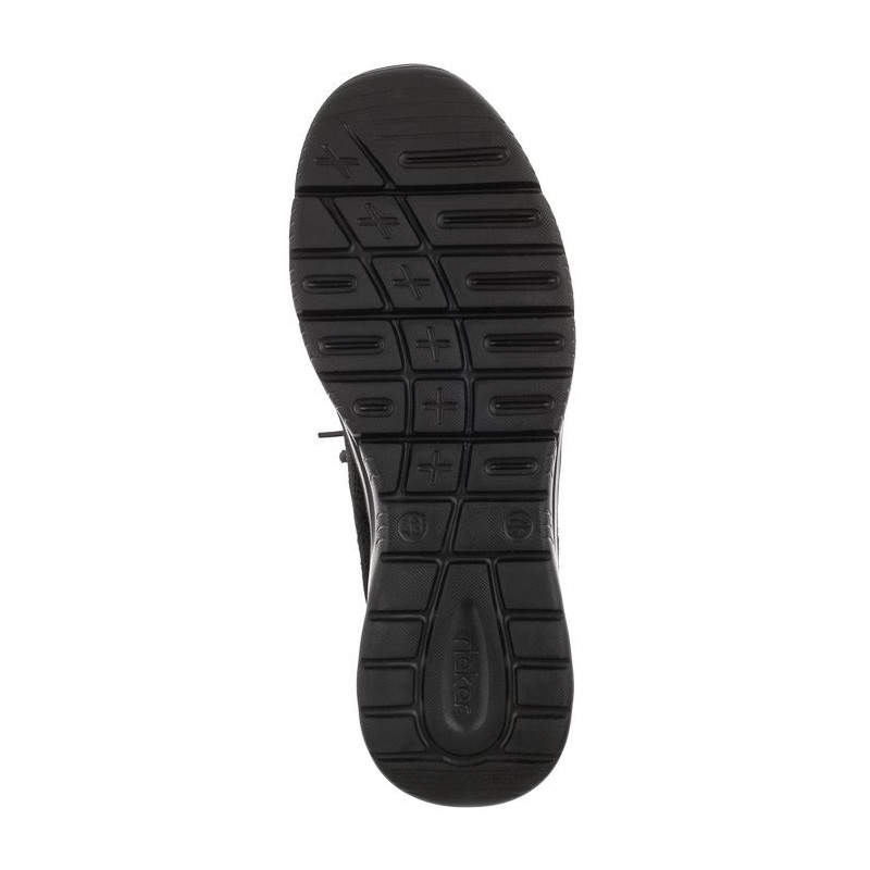 Rieker Czarne B7376-00 Black (RI11-a) sportiniai bateliai