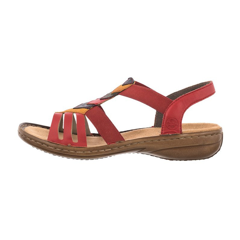 Rieker Czerwone 60804-33 Red Combination (RI24-a) sandalai